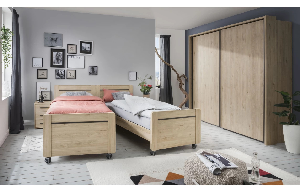 Komoda so zásuvkami Brüssel 120 cm, kamenný dub/šedá 8