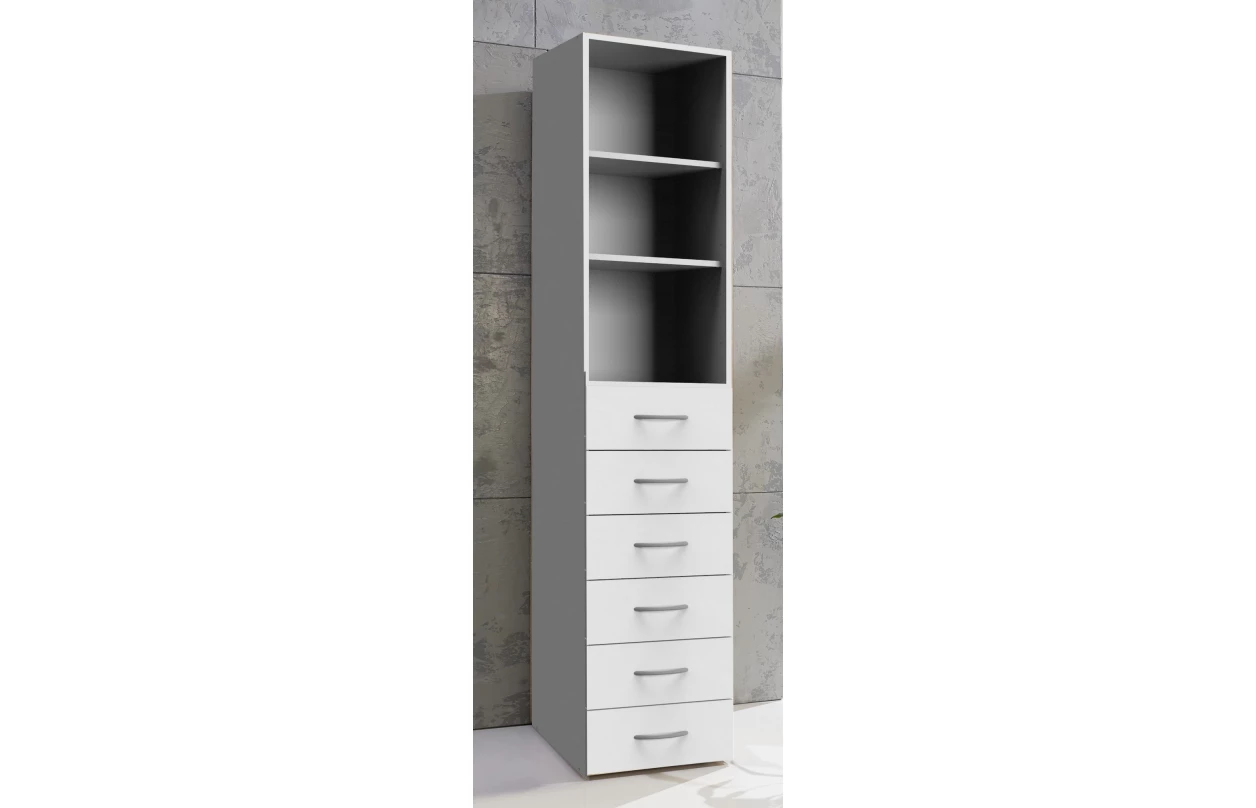 Skriňový nástavec Multiraum, 70 cm, biely 22