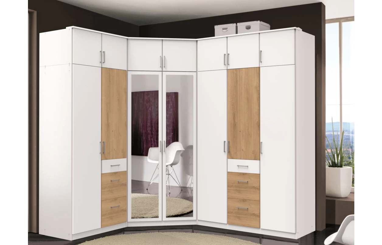 Skriňový nadstavec Click, 135 cm, biely 8