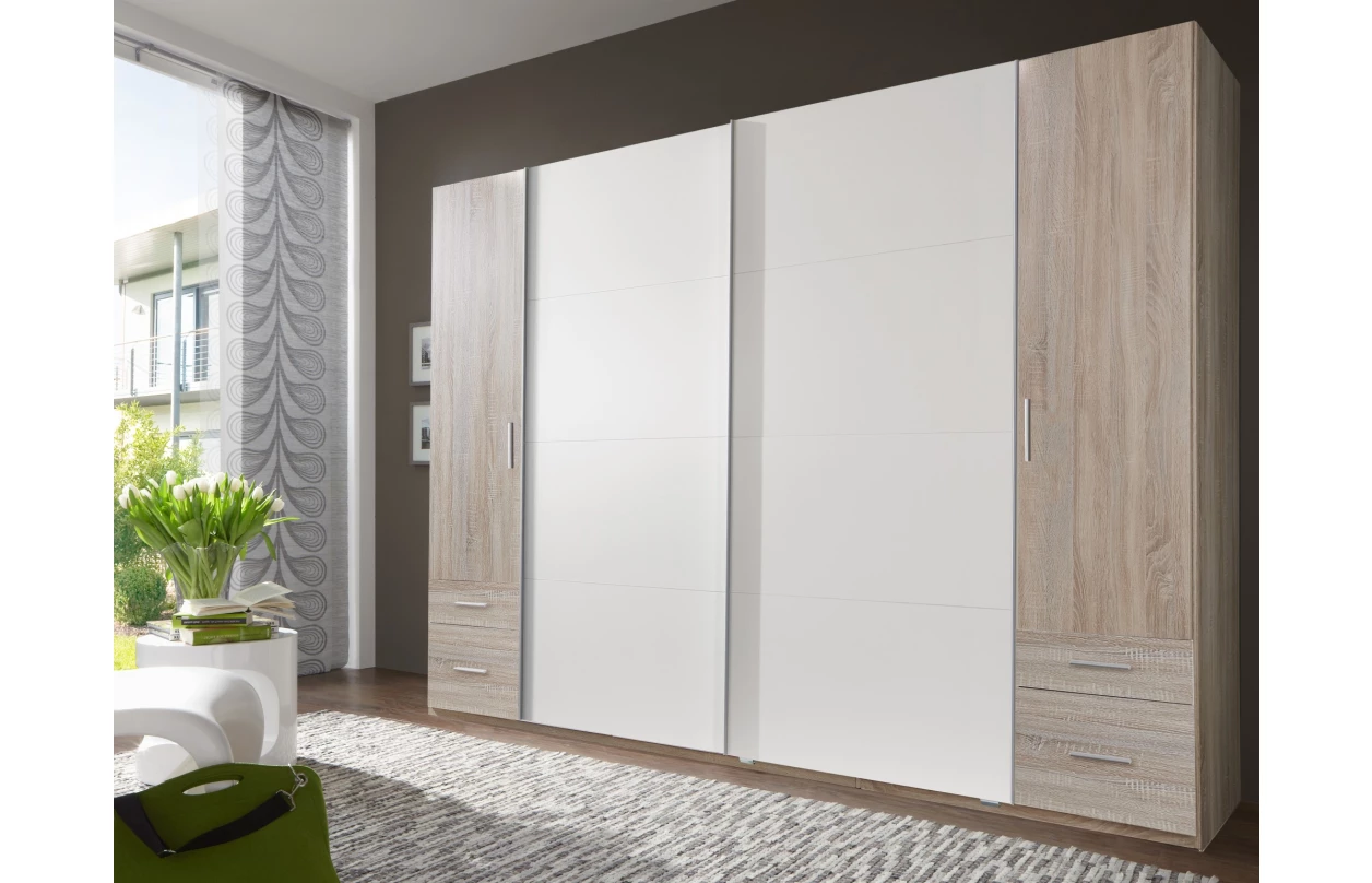 Paspartový rám k šatníkovej skrini Lotto, 276 cm, dub artisan 17