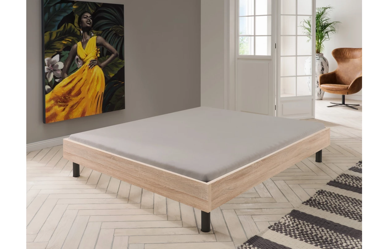 Posteľ Easy Plus 120x200 cm, doskový dub 44