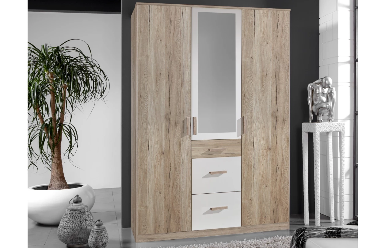 Šatníkový panel Cariba, dub san remo 16