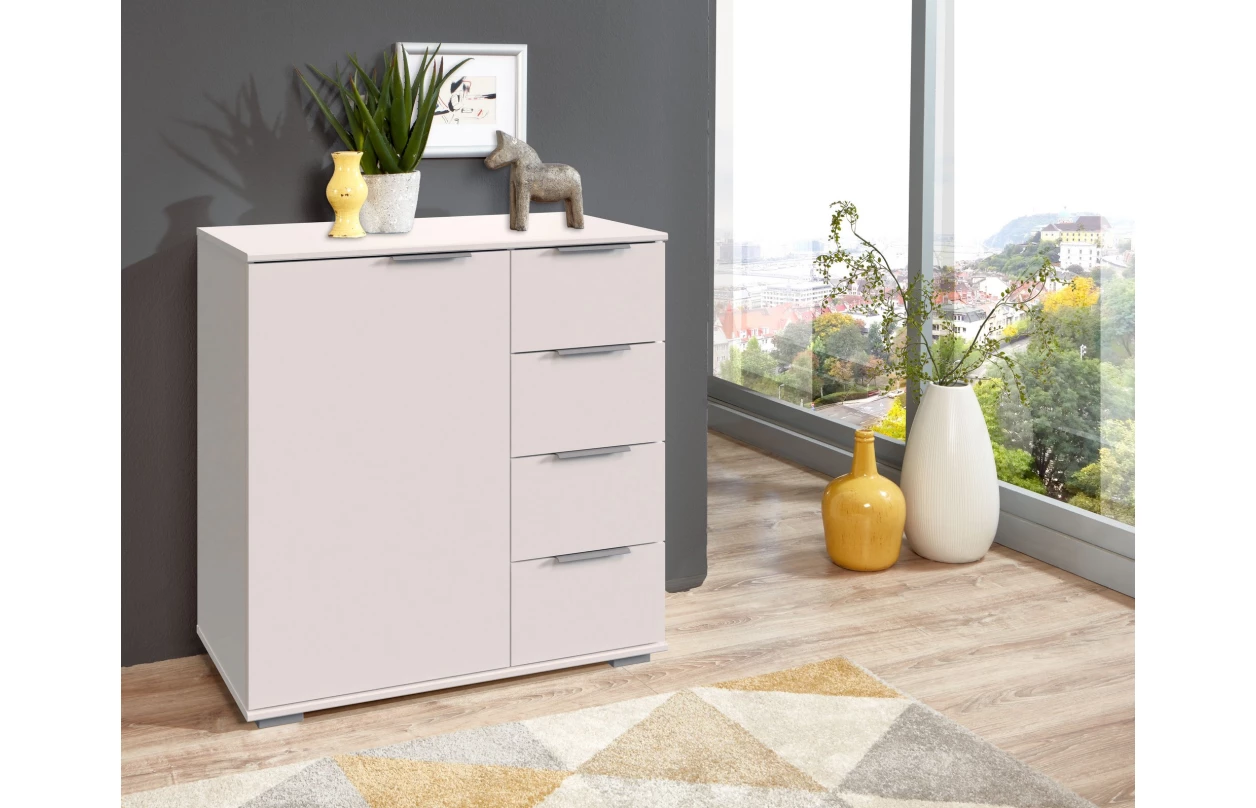 Posuvné dvere ku korpusu skrine šírky 225 cm Easy Plus, zrkadlo 24