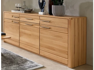 Široká komoda Nature One, 190 cm, masívny buk