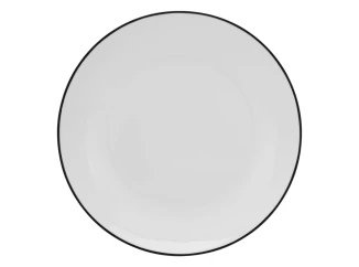 Dezertný tanier Luna Black Line 20 cm, biely