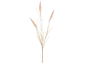 Umelá kvetina Vetva pšenice 75 cm, krémová