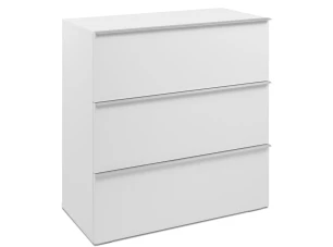 Zásuvková komoda Oreso 76 cm, biela