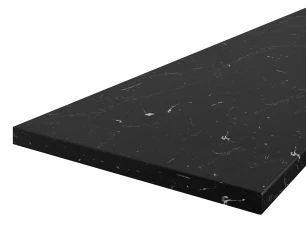 Kuchynská pracovná doska 230 cm, čierný mramor
