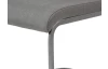 Jedálenská stolička Amber, šedá látka / ekokoža