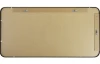 Nástenné zrkadlo Josie 50x100 cm, strieborné hranaté