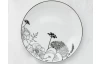 Hlboký tanier Luna Black Flower, 27 cm