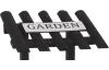 Stojan na kvety Garden 41 cm, čierne drevo