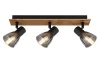 Stropné osvetlenie Claude 40 cm, čierna, 3 svietidlá
