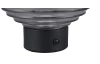 LED stolná lampa nabíjacia Earl 14 cm, dymové sklo