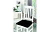 Sada podsedákov na stoličky (4 ks) Lola 38x38 cm, čokoládovo hnedá