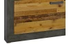 TV skrinka Kassel, vintage optika kovu/dreva