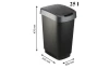 Odpadkový kôš Twist 25 l, antracitový