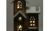 Vianočná dekorácia LED kostol, 41 cm