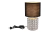 Stolná lampa Valentino, chromová