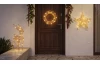 Vianočná dekorácia LED sob 34 cm, zlatá