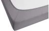 Napínacie prestieradlo Jersey Castell 180x200 cm, strieborné