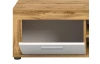 TV skrinka Jana, 160 cm, dub wotan/biela