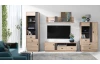 TV skrinka Ancona, 155 cm, dub estana/antracit