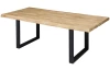 Jedálenský stôl z dubového dreva Chris U, 240x100 cm
