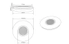 Stropné LED osvetlenie Maia, s bluetooth reproduktorom