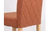 Jedálenská stolička s prešitím Kiki, terracota látka
