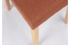 Jedálenská stolička s prešitím Kiki, terracota látka