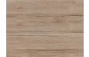 Šatníková skriňa so zrkadlom Cariba, 135 cm, dub san remo / biela