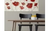 Ručne maľovaný obraz Vlčie maky 120x40 cm, 3D štruktúra