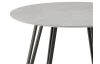 Okrúhly jedálenský stôl Floris 100 cm, imitácia šedého kameňa