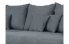 Široká pohovka Rosa, dymovo šedá látka