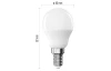 LED žiarovka (3 ks) Classic Mini Globe, E14, 4,2 W, 470 lm