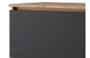 Závesná TV skrinka Asko Living, 135 cm, dub artisan/antracit