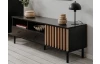 TV skrinka Monea, čierny/dub artisan