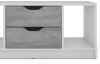 TV stolík Sten 100 cm, biely/šedý beton