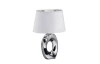 Stolná lampa Taba 33 cm, chrómová