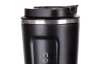 Cestovný termohrnček Arty 450 ml, čierny